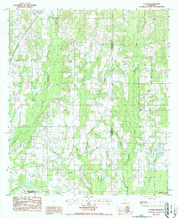Caesar 1986 topographic map thumbnail