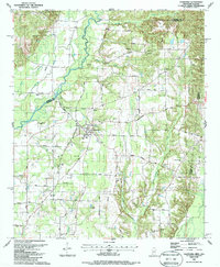 Caledonia 1987 topographic map thumbnail