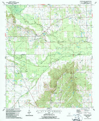 Cedar Bluff 1987 topographic map thumbnail