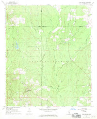 Clear Springs 1968 topographic map thumbnail