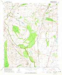 Coahoma 1964 topographic map thumbnail