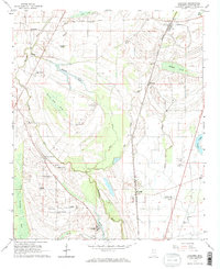Coahoma 1964 topographic map thumbnail