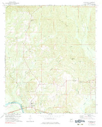 Coffeeville 1971 topographic map thumbnail