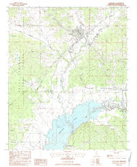 Coffeeville 1983 topographic map thumbnail