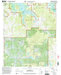 Coker Lake 2000 topographic map thumbnail