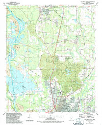 Columbus North 1987 topographic map thumbnail