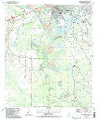 Columbus South 1987 topographic map thumbnail