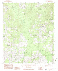 Conehatta 1982 topographic map thumbnail
