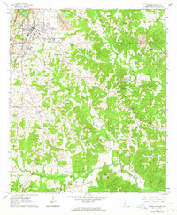 Crystal Springs 1963 topographic map thumbnail