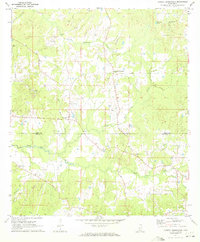 Dabney Crossroads 1971 topographic map thumbnail