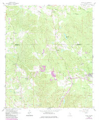 Daleville 1962 topographic map thumbnail