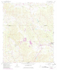 Daleville 1962 topographic map thumbnail