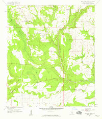 Dead Tiger Creek 1957 topographic map thumbnail