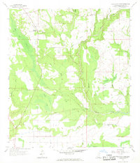 Dead Tiger Creek 1957 topographic map thumbnail