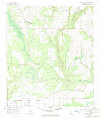 Dead Tiger Creek 1957 topographic map thumbnail