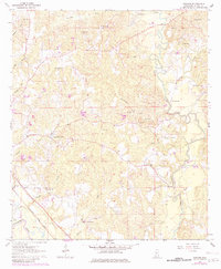 Denham 1964 topographic map thumbnail