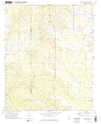 Double Springs 1972 topographic map thumbnail