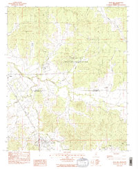 Duck Hill 1983 topographic map thumbnail