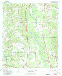 Eastabuchie 1965 topographic map thumbnail