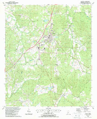 Fayette 1988 topographic map thumbnail