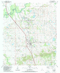 Flora 1988 topographic map thumbnail