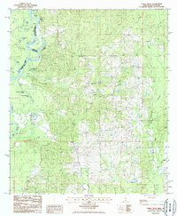 Fords Creek 1986 topographic map thumbnail