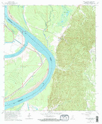 Fort Adams 1965 topographic map thumbnail