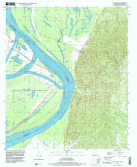 Fort Adams 1996 topographic map thumbnail