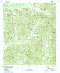 Four Corners 1989 topographic map thumbnail