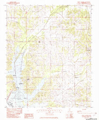 Frees Corners 1982 topographic map thumbnail