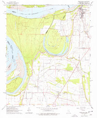 Friars Point 1964 topographic map thumbnail