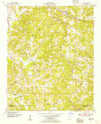 Glens 1950 topographic map thumbnail