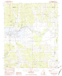 Gore Springs 1983 topographic map thumbnail