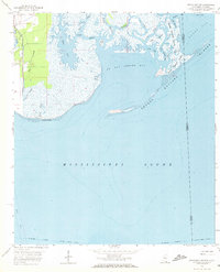 Grand Bay SW 1958 topographic map thumbnail