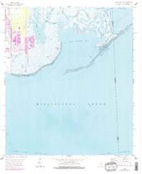 Grand Bay SW 1958 topographic map thumbnail