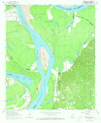 Grand Gulf 1963 topographic map thumbnail
