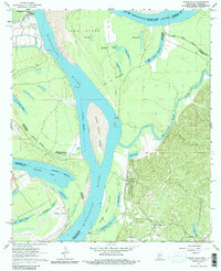 Grand Gulf 1963 topographic map thumbnail