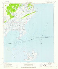 Grand Island Pass 1956 topographic map thumbnail