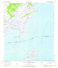 Grand Island Pass 1956 topographic map thumbnail