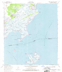 Grand Island Pass 1956 topographic map thumbnail