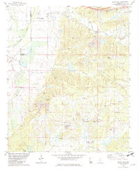 Gravel Hill 1982 topographic map thumbnail