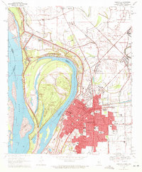 Greenville 1970 topographic map thumbnail
