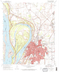 Greenville 1970 topographic map thumbnail