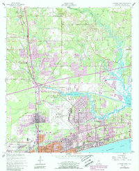 Gulfport North 1954 topographic map thumbnail