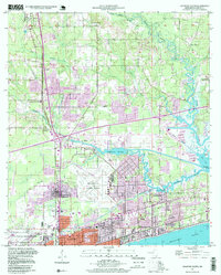 Gulfport North 1994 topographic map thumbnail