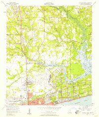 Gulfport North 1954 topographic map thumbnail