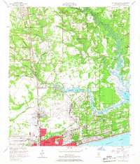 Gulfport North 1954 topographic map thumbnail