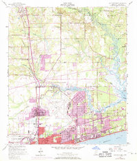 Gulfport North 1954 topographic map thumbnail