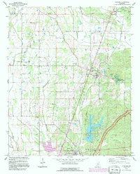 Guntown 1992 topographic map thumbnail
