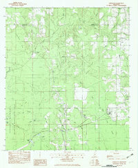 Harleston 1982 topographic map thumbnail
